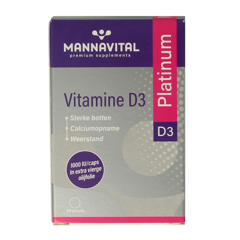 Mannavital Vitamine D3 platinum - Afbeelding 4