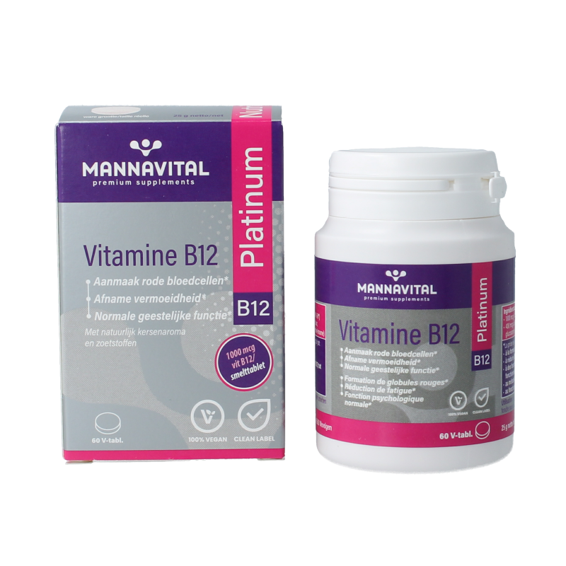 Mannavital Vitamine B12 platinum - Afbeelding 2