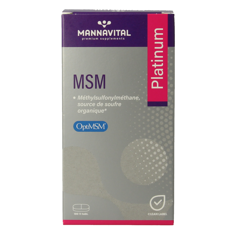 Mannavital MSM Platinum - Afbeelding 4