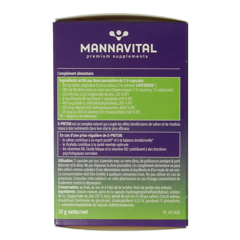 Mannavital D-priton - Afbeelding 3