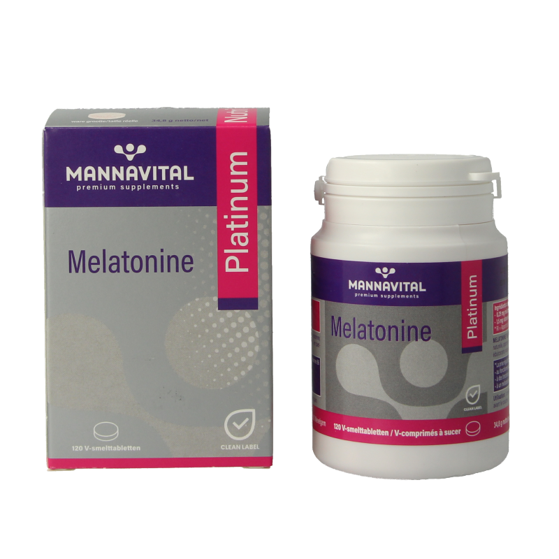 Mannavital Melatonine platinum - Afbeelding 2