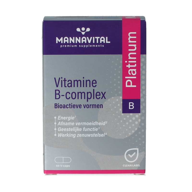 Mannavital Vitamine B complex platinum