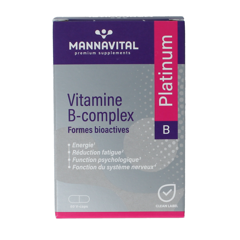 Mannavital Vitamine B complex platinum - Afbeelding 4