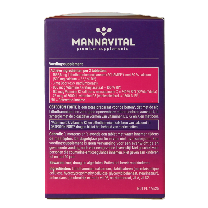 Mannavital Osteoton forte - Afbeelding 5
