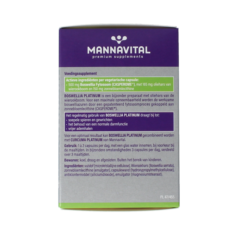 Mannavital Boswellia platinum - Afbeelding 5