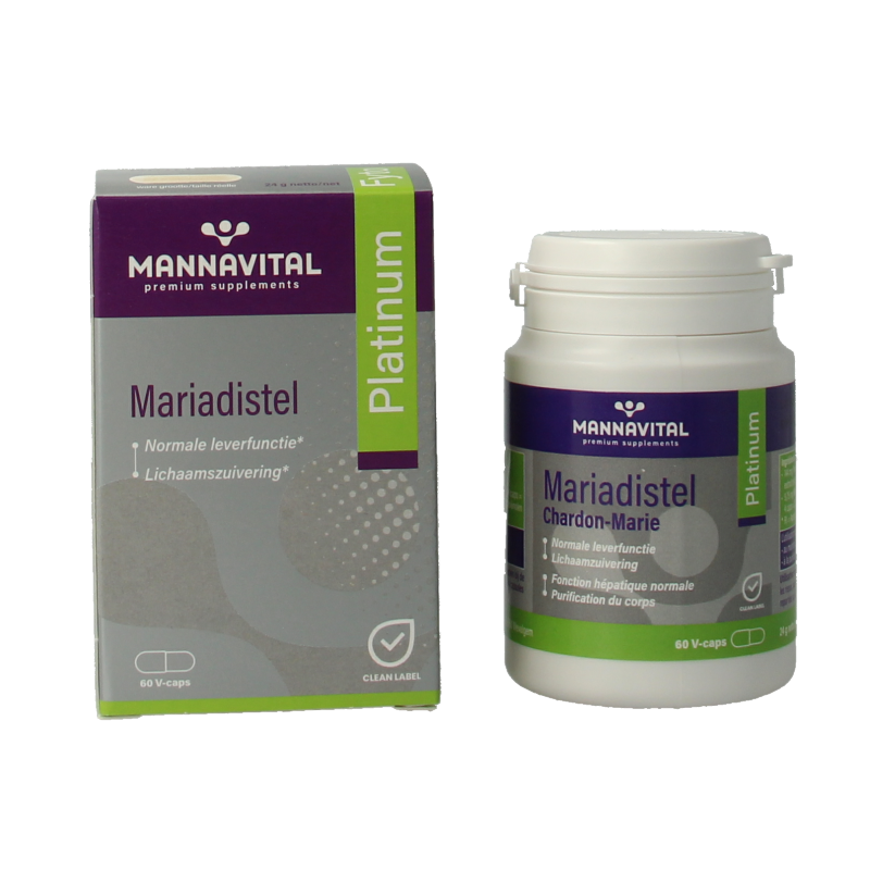 Mannavital Mariadistel platinum - Afbeelding 2