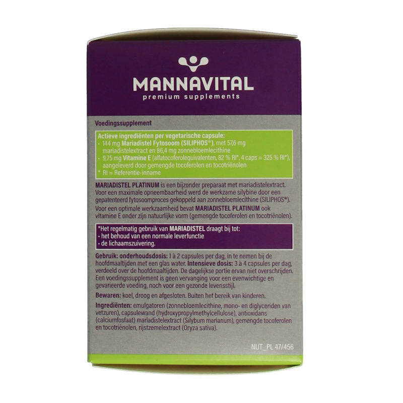 Mannavital Mariadistel platinum - Afbeelding 3