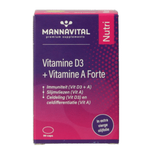 Mannavital Vitamine D3 + vitamine A forte
