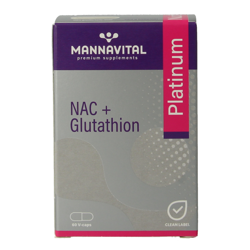 Mannavital NAC + glutathion platinum - Afbeelding 4