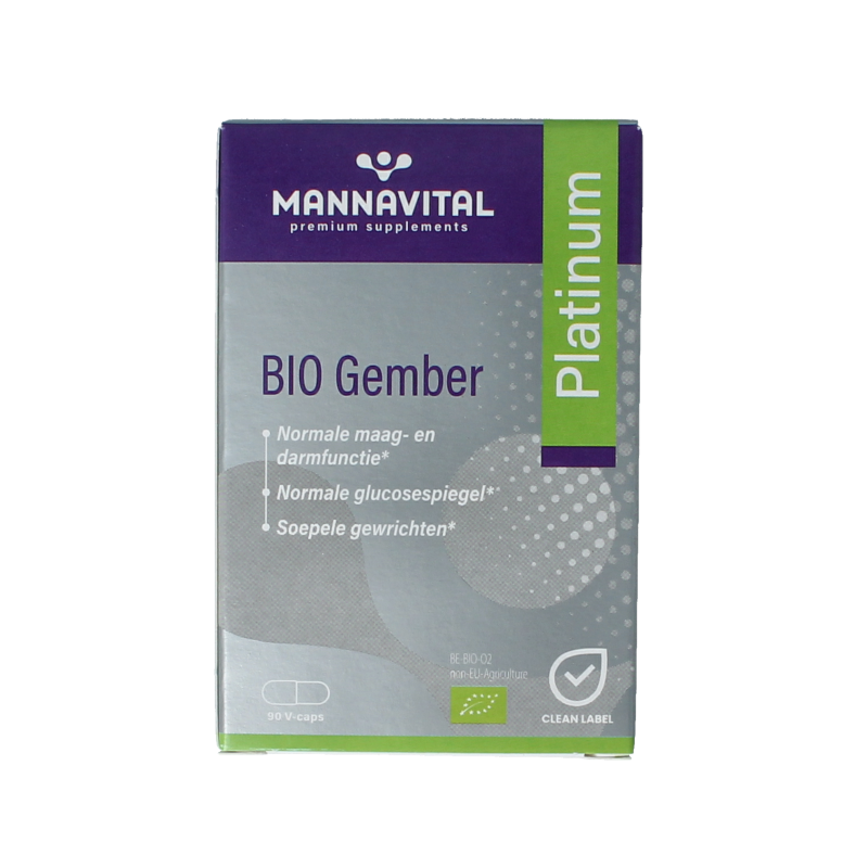 Mannavital Gember platinum bio