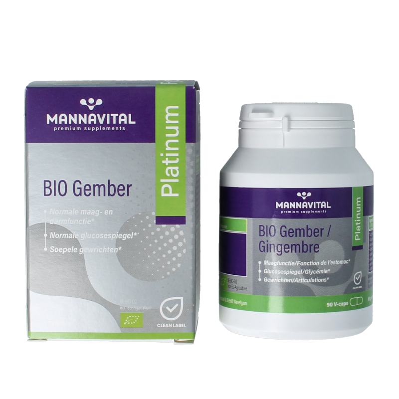 Mannavital Gember platinum bio - Afbeelding 2