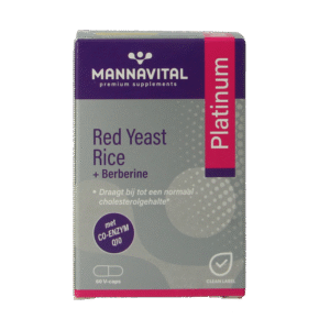 Mannavital Rode rijst + berberine platinum