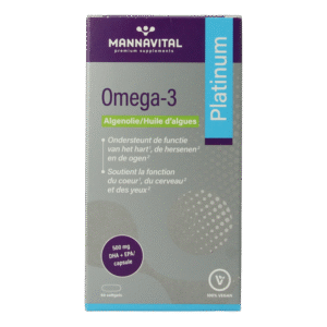 Mannavital Omega-3 algenolie platinum