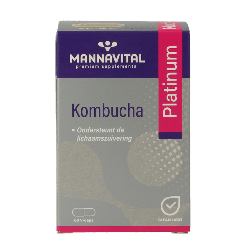 Mannavital Kombucha platinum