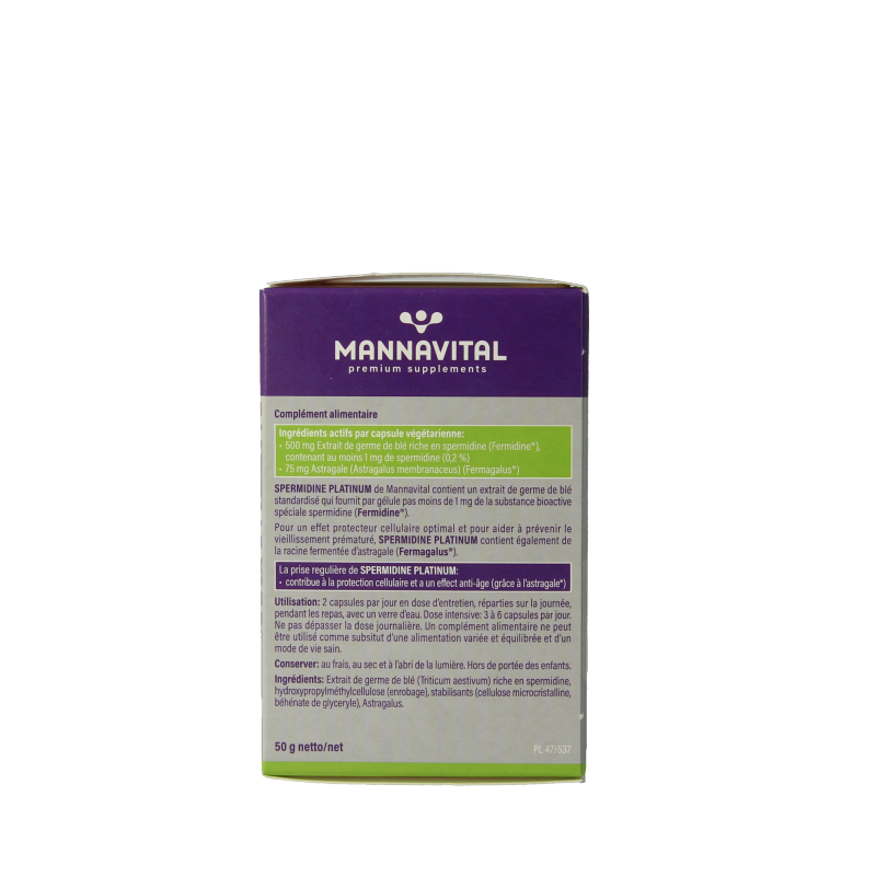 Mannavital Spermidine platinum - Afbeelding 3