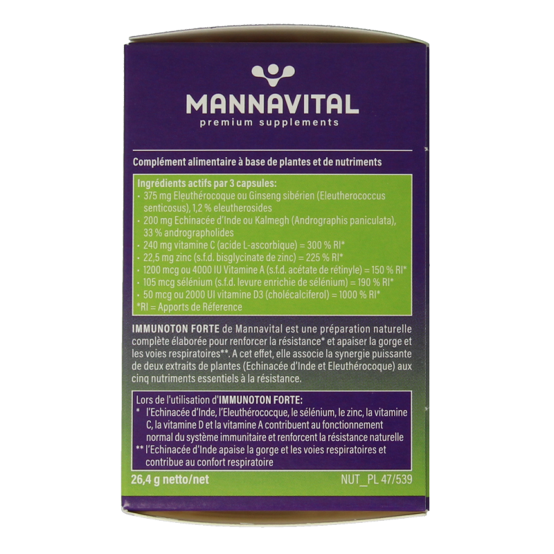 Mannavital Immunoton forte - Afbeelding 3