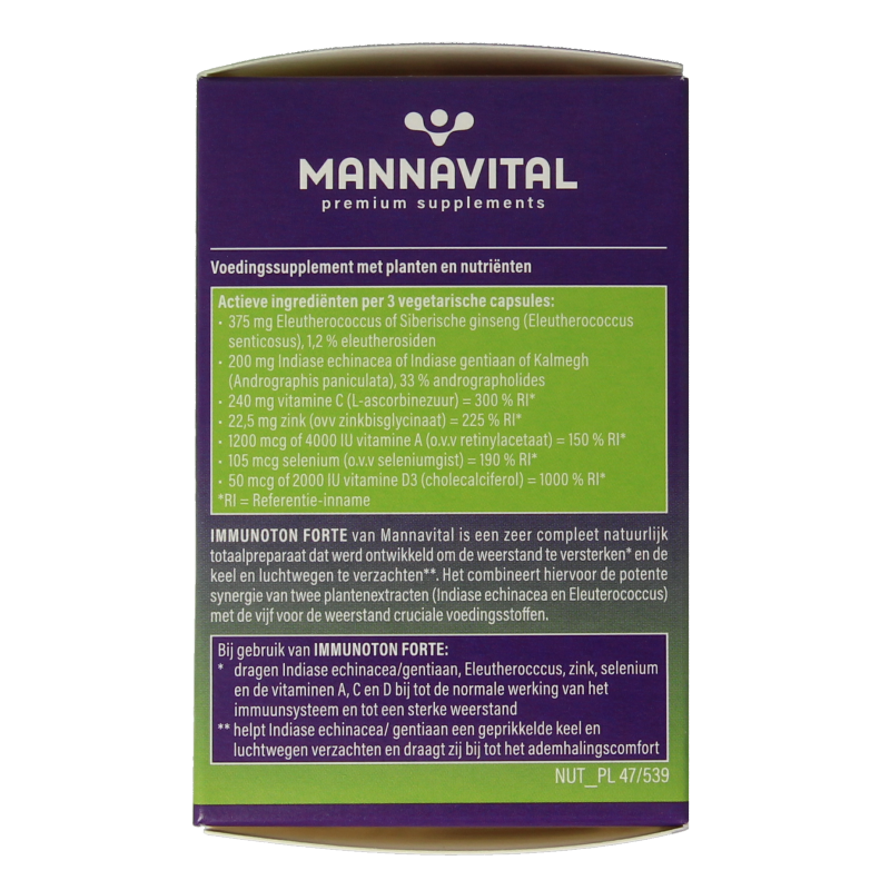 Mannavital Immunoton forte - Afbeelding 5