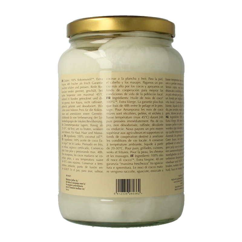 Amanprana Kokosnootolie bio - Afbeelding 3