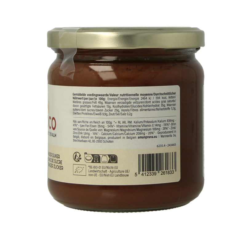 Amanprana I love Belgische choco bio - Afbeelding 3