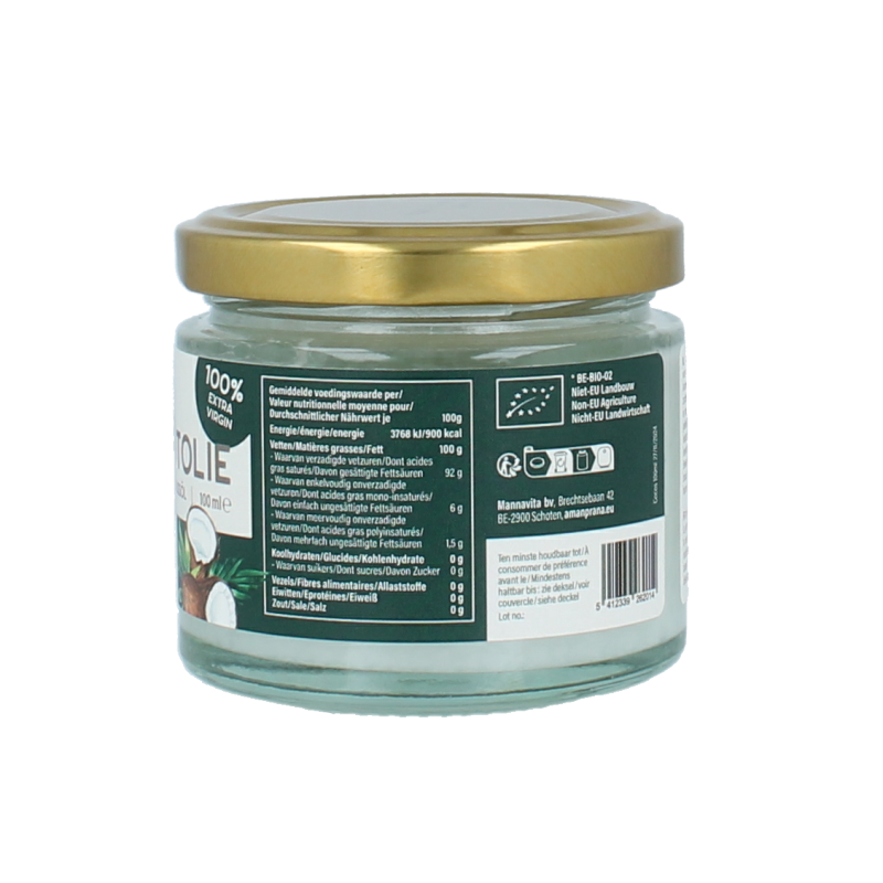 Amanprana Kokosnootolie bio - Afbeelding 4