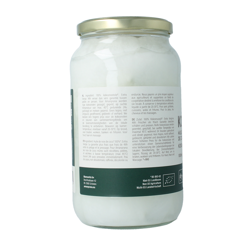 Amanprana Kokosnootolie bio - Afbeelding 2