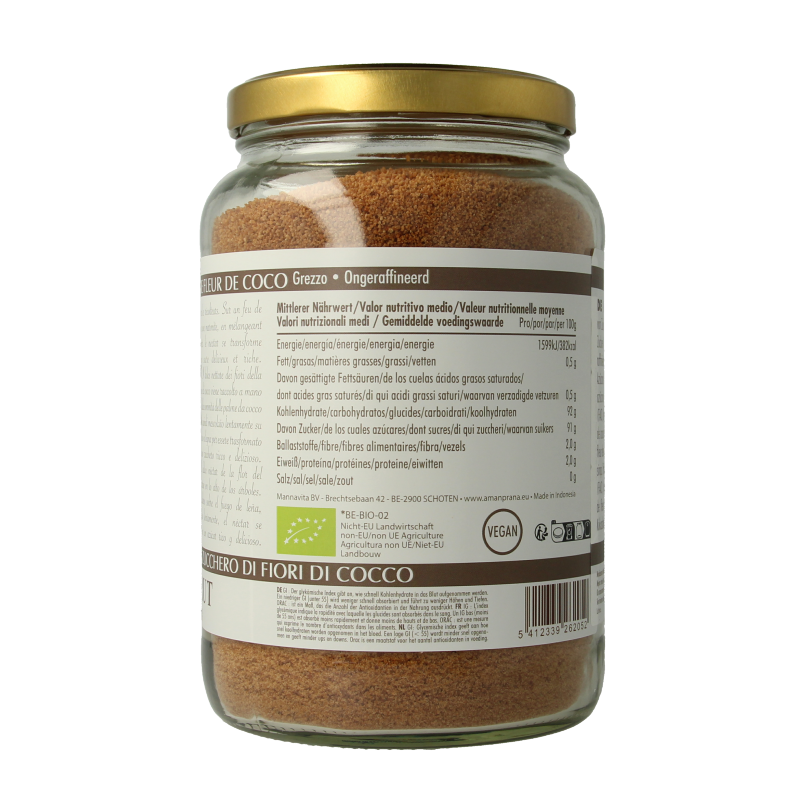 Amanprana Gula java brut bio - Afbeelding 4