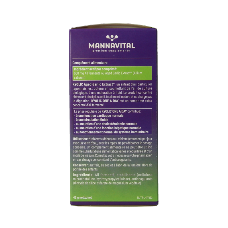 Mannavital Kyolic one a day - Afbeelding 2