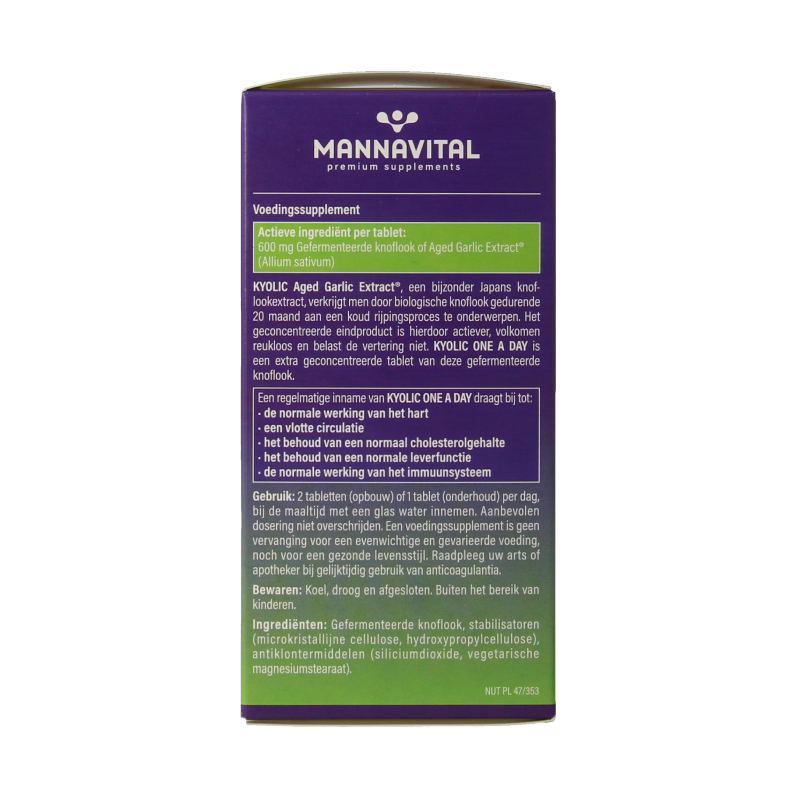 Mannavital Kyolic one a day - Afbeelding 5