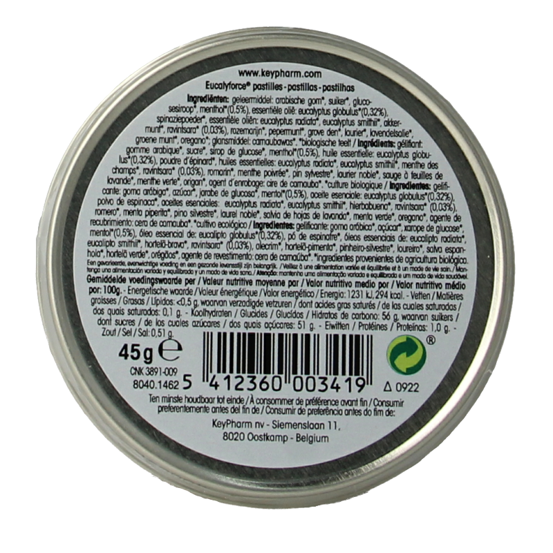 Physalis Eucalyforce gummies bio - Afbeelding 2