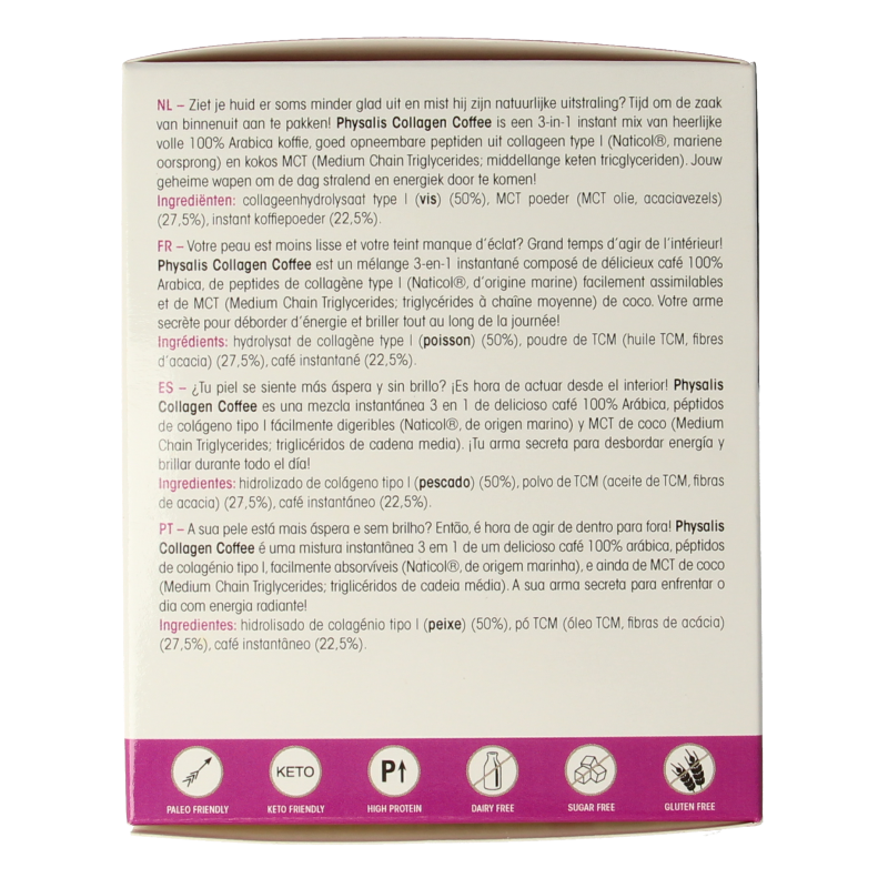 Physalis Collagen coffee fos 10 gram - Afbeelding 2