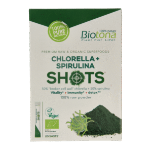 Biotona Chlorella spirulina shots 2.2 gram bio