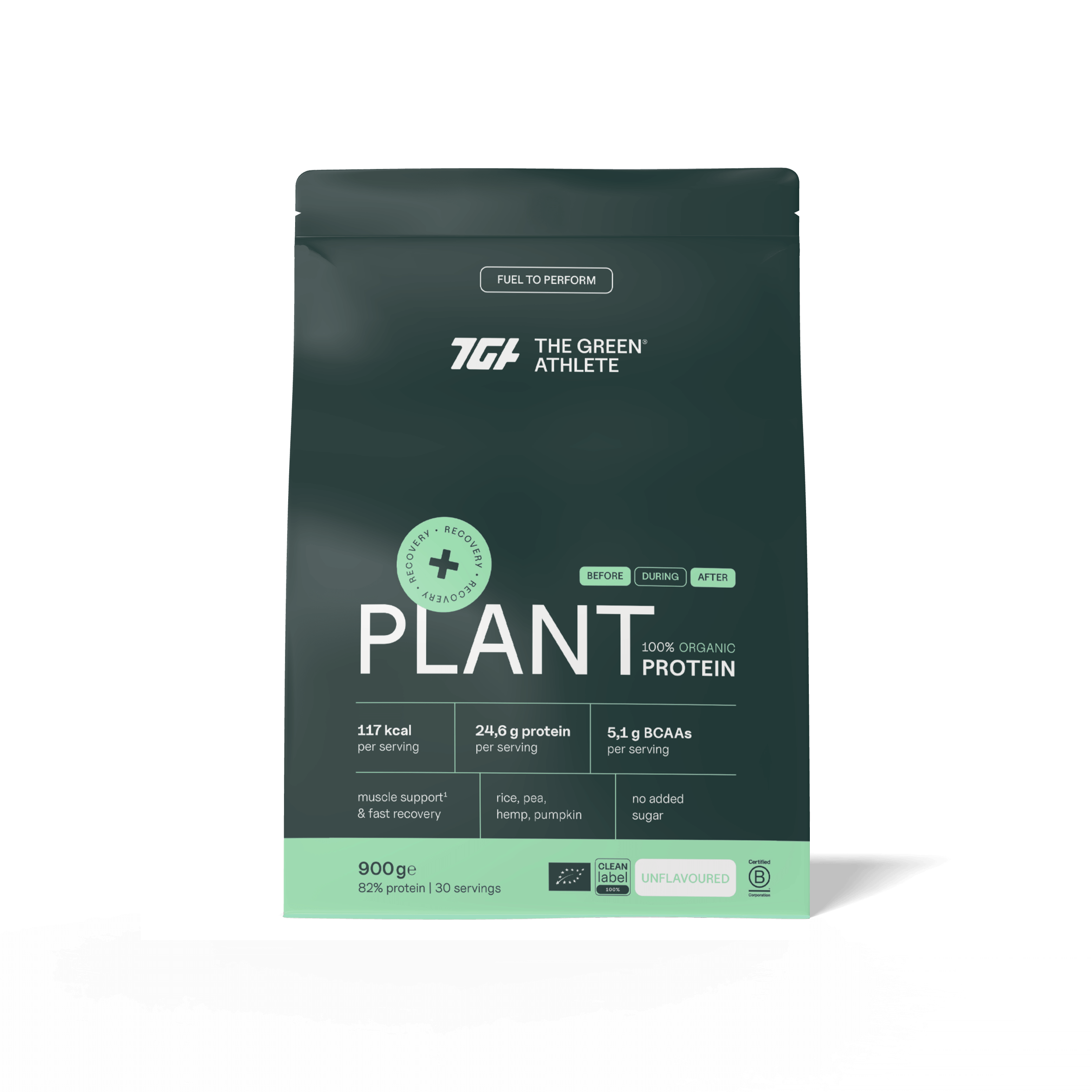 The Green Athlete Plant protein natural bio