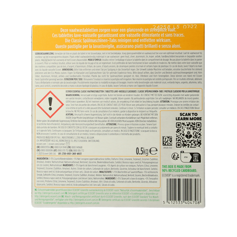 Ecover Essential vaatwastabletten - Afbeelding 2