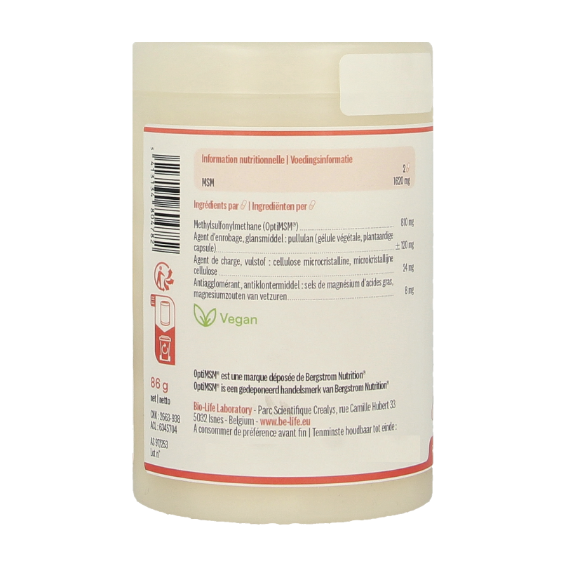 Be-Life Opti-MSM - Afbeelding 2
