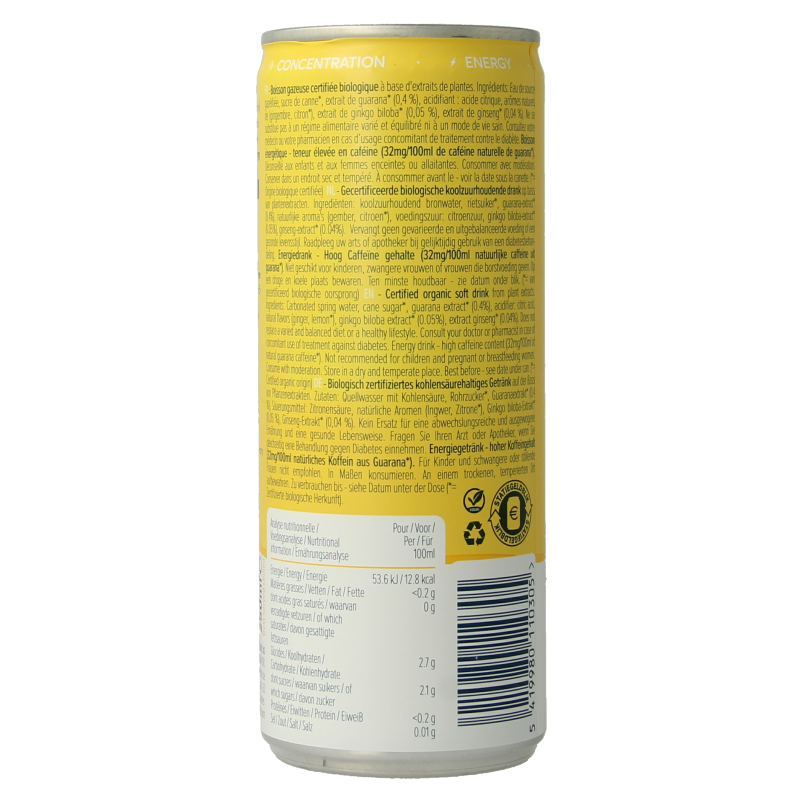 Buddy Drink ginger & lemon bio - Afbeelding 2