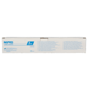 Nipro Injectiespuit 2-delig centrisch 2ml