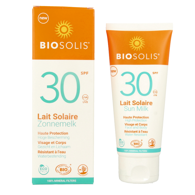 Biosolis Zonnemelk voor gezicht en lichaam SPF30 - Afbeelding 2