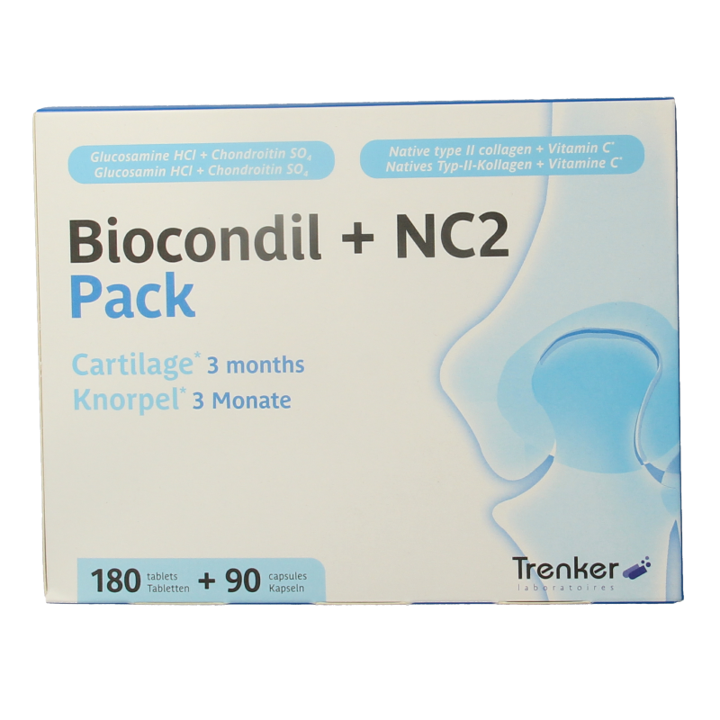 Trenker Biocondil 180 tabs + NC2 90 caps pack - Afbeelding 4