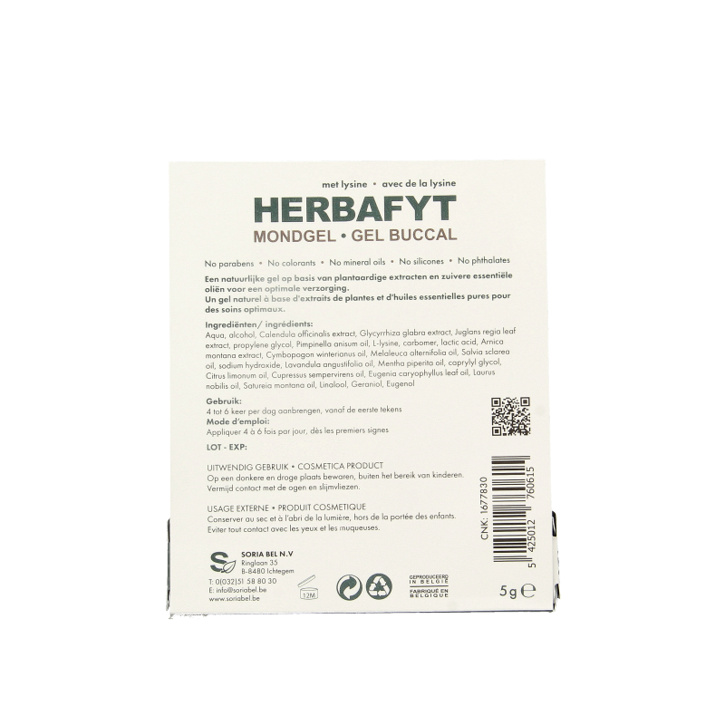 SoriaBel Herbafyt gel - Afbeelding 2