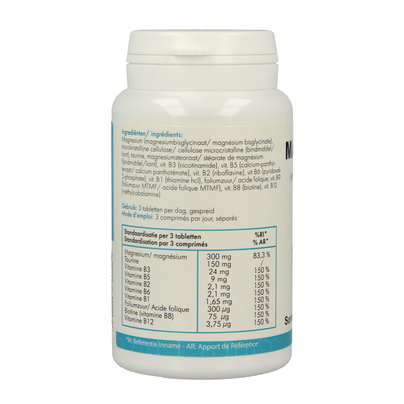 SoriaBel Magnesium plus bio-actief - Afbeelding 2
