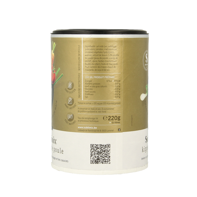 Sublimix Kippenbouillon glutenvrij - Afbeelding 2