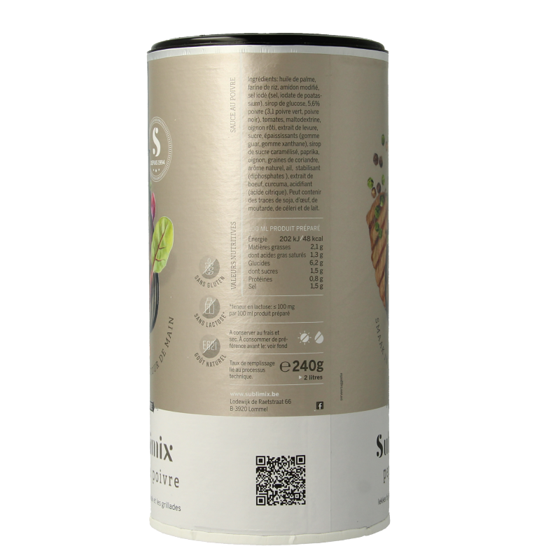 Sublimix Pepersaus glutenvrij - Afbeelding 2