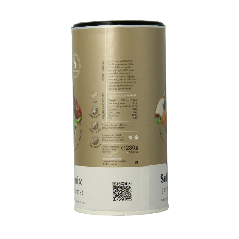 Sublimix Gourmetsaus glutenvrij - Afbeelding 2