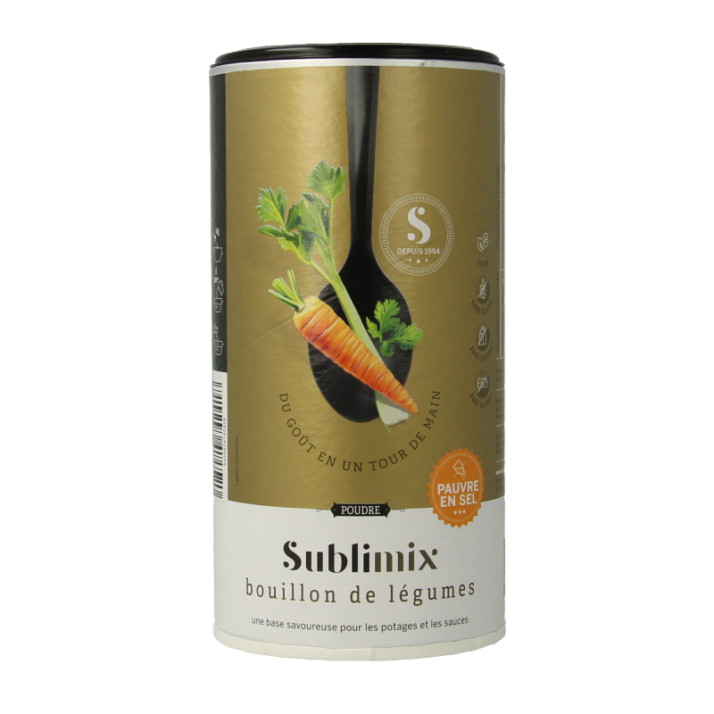 Sublimix Groentebouillon zoutarm glutenvrij