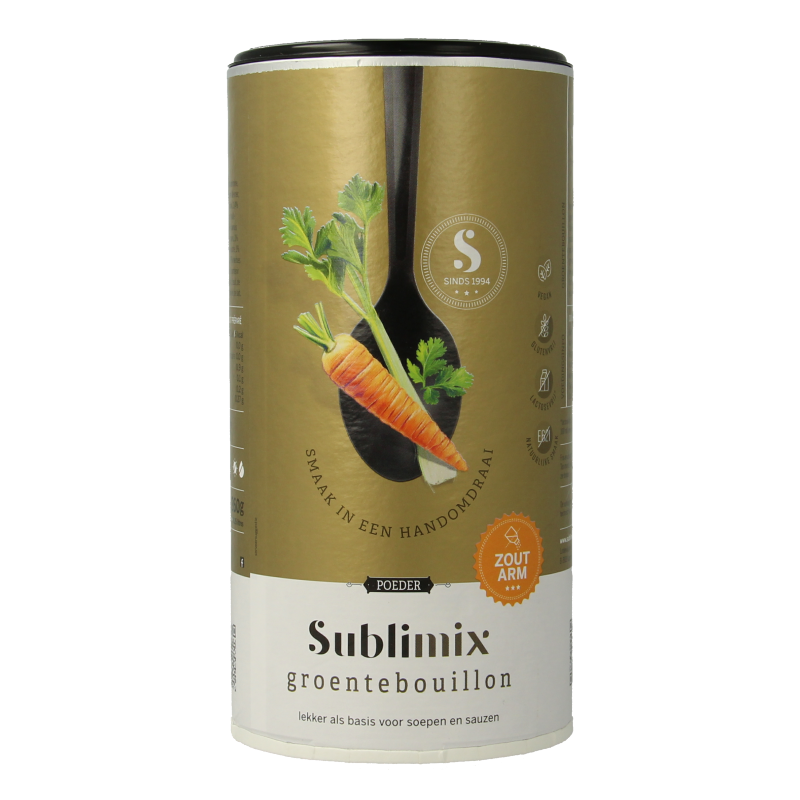 Sublimix Groentebouillon zoutarm glutenvrij - Afbeelding 3