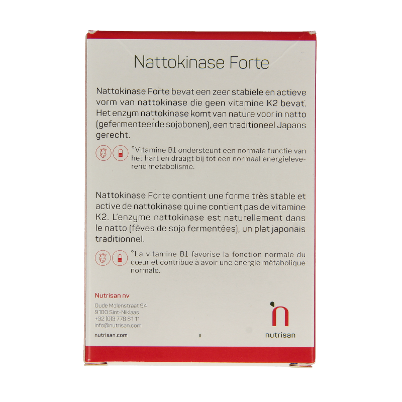 Nutrisan Nattokinase forte - Afbeelding 3