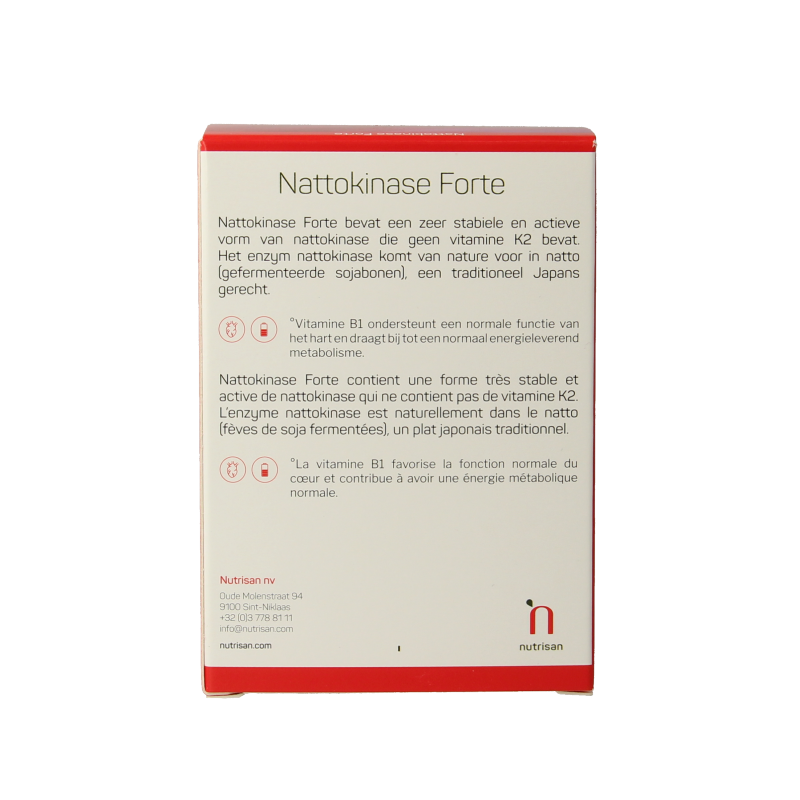 Nutrisan Nattokinase forte 100mg - Afbeelding 3