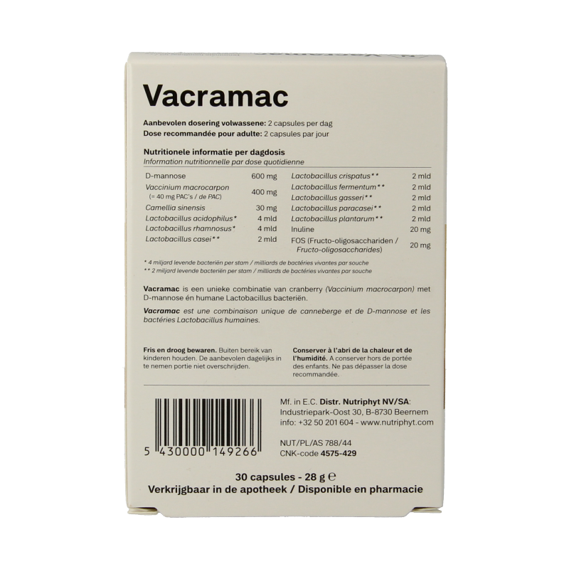 Nutriphyt Vacramac - Afbeelding 2