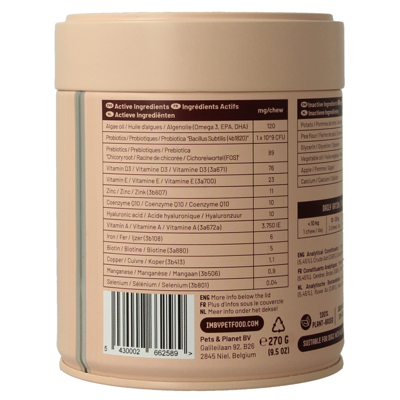 Imby Pet Food Huid & vacht supplement hond - Afbeelding 4