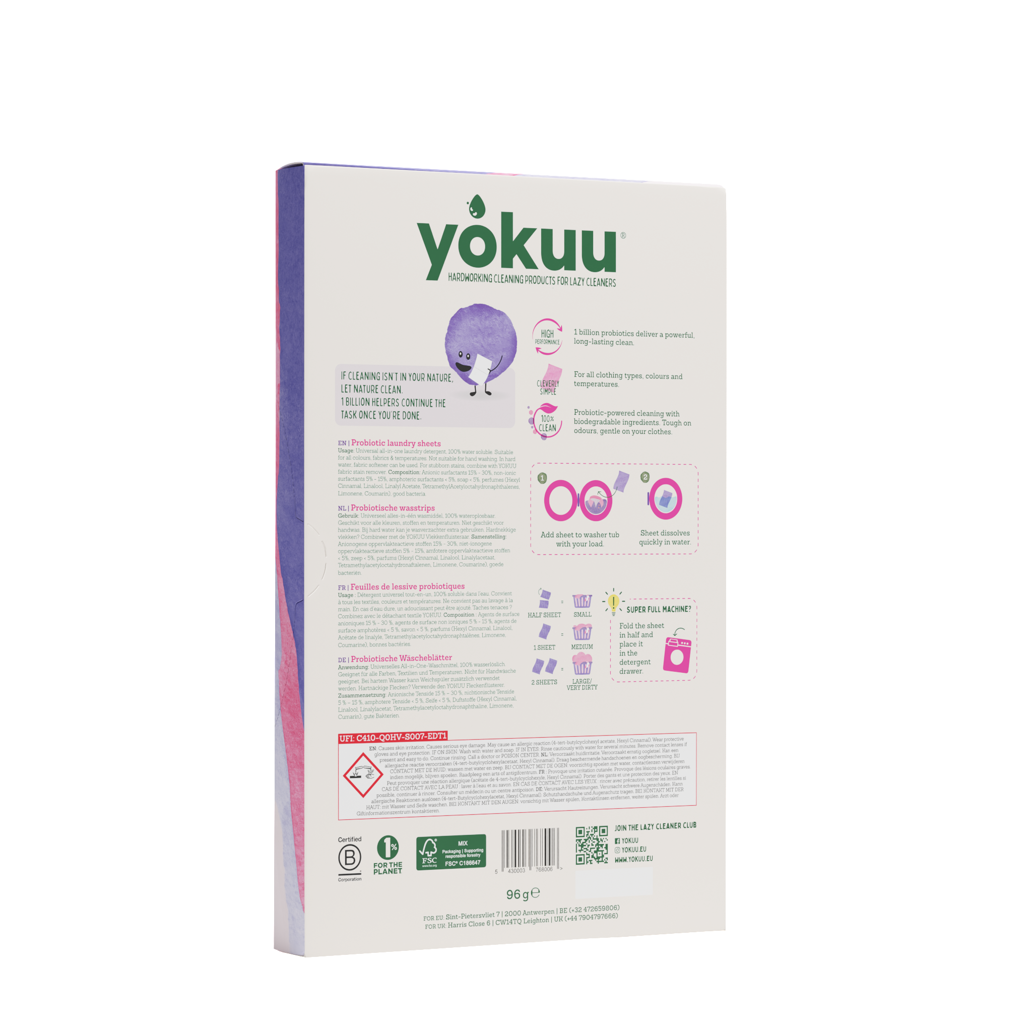 Yokuu Wasstrips lavendel - Afbeelding 2